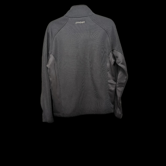 SPYDER Mens Zippered Fleece Winter Pullover - Picture 2 of 6